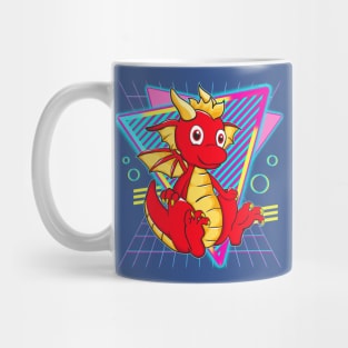 Dragon Retro Dragons Cute Fantasy Art Gift Mug